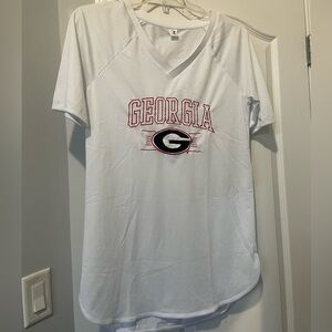 ❤️🖤Georgia Bulldogs athletic dress, white mesh material like a team Jersey ❤️🖤